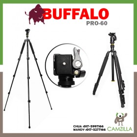 BUFFALO PRO 60M PROFESIONAL TRIPOD WITH MONOPOD